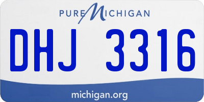 MI license plate DHJ3316