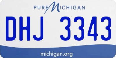 MI license plate DHJ3343