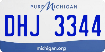 MI license plate DHJ3344