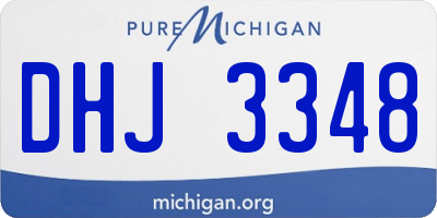 MI license plate DHJ3348