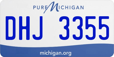 MI license plate DHJ3355