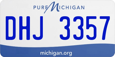 MI license plate DHJ3357