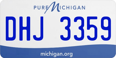 MI license plate DHJ3359