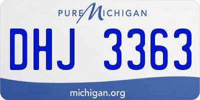 MI license plate DHJ3363