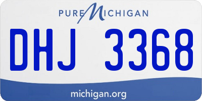 MI license plate DHJ3368