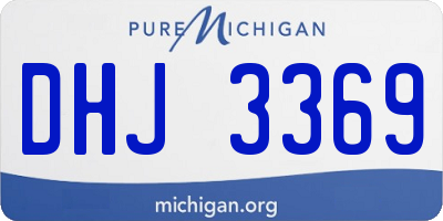 MI license plate DHJ3369