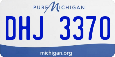 MI license plate DHJ3370