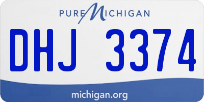 MI license plate DHJ3374