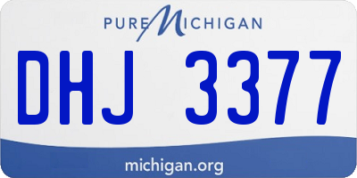 MI license plate DHJ3377