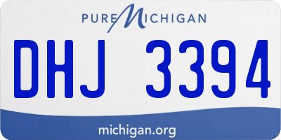 MI license plate DHJ3394