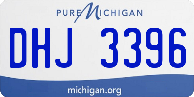 MI license plate DHJ3396