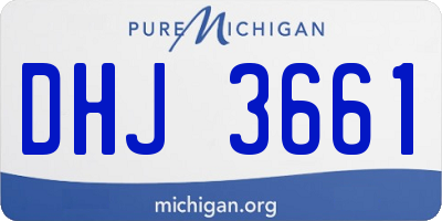 MI license plate DHJ3661