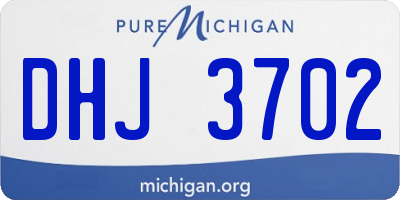 MI license plate DHJ3702