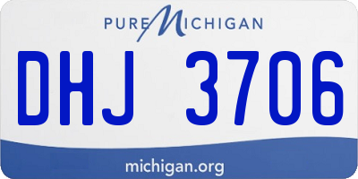 MI license plate DHJ3706