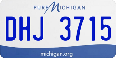 MI license plate DHJ3715