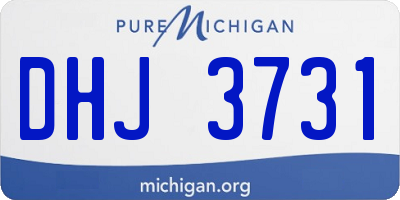 MI license plate DHJ3731