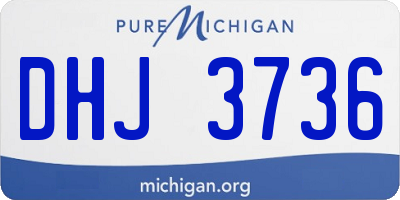 MI license plate DHJ3736