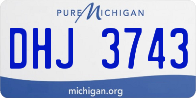 MI license plate DHJ3743