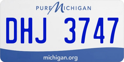 MI license plate DHJ3747