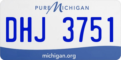 MI license plate DHJ3751