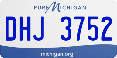 MI license plate DHJ3752
