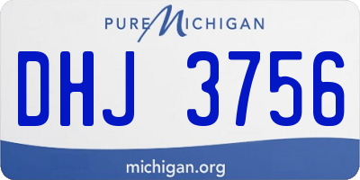 MI license plate DHJ3756