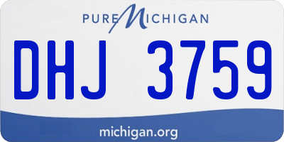 MI license plate DHJ3759
