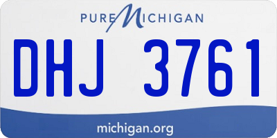 MI license plate DHJ3761
