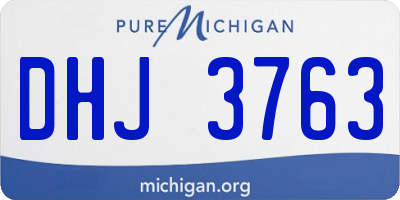 MI license plate DHJ3763