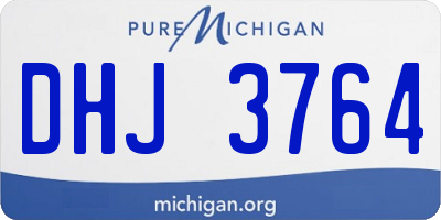 MI license plate DHJ3764