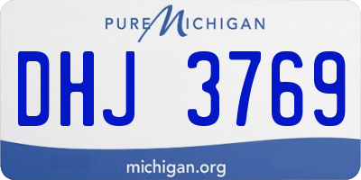 MI license plate DHJ3769