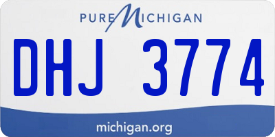 MI license plate DHJ3774