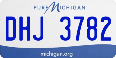 MI license plate DHJ3782