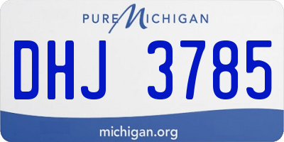 MI license plate DHJ3785