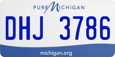 MI license plate DHJ3786