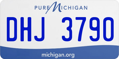 MI license plate DHJ3790
