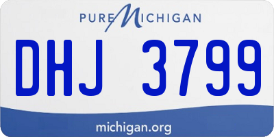 MI license plate DHJ3799