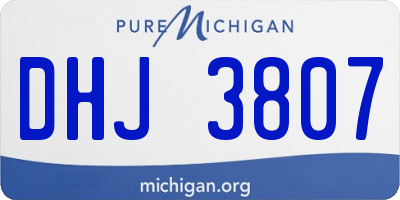 MI license plate DHJ3807
