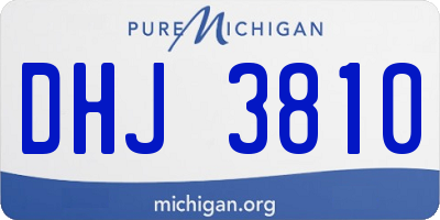 MI license plate DHJ3810