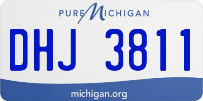 MI license plate DHJ3811