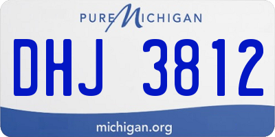 MI license plate DHJ3812