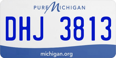 MI license plate DHJ3813