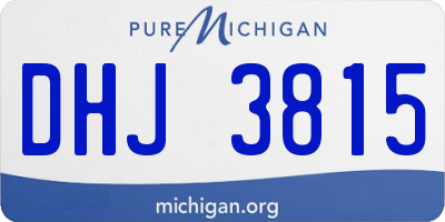 MI license plate DHJ3815