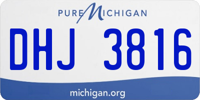 MI license plate DHJ3816