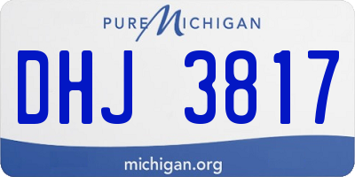 MI license plate DHJ3817