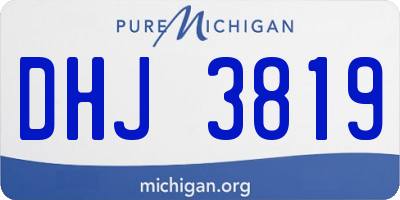 MI license plate DHJ3819