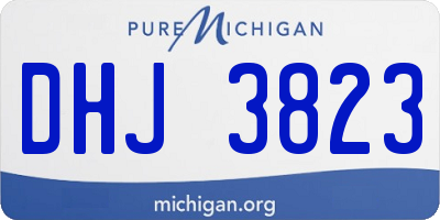 MI license plate DHJ3823