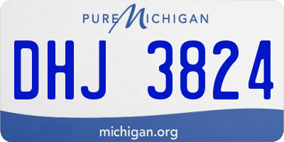 MI license plate DHJ3824