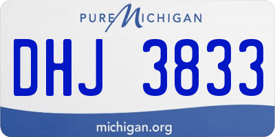 MI license plate DHJ3833