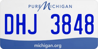 MI license plate DHJ3848